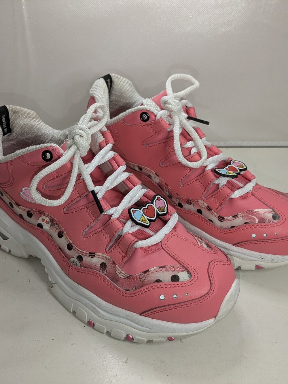 Skechers D'Lites LINE Friends Sailor Moon Pink Platform Sneakers Kawaii Y2K